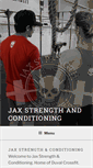 Mobile Screenshot of jaxstrengthandconditioning.com